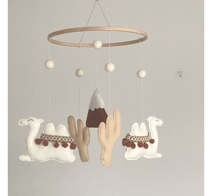 Camel nursery mobile Gender neutral nursery ideas