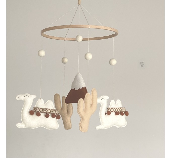 Camel nursery mobile Gender neutral nursery ideas