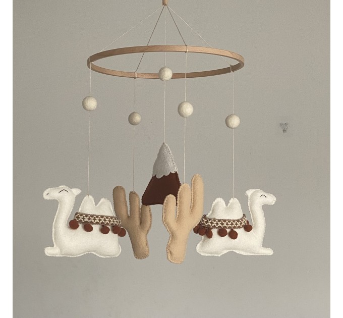 Camel nursery mobile Gender neutral nursery ideas