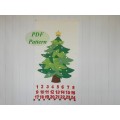 This listing is for the PDF pattern and tutorial of ChristmasTree Advent Calendar.