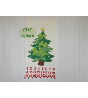 Christmas Tree Advent Calendar Felt Sewing PDF Pattern Christmas Tree Advent Calendar Felt Sewing PDF Pattern