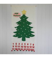 Felt Christmas Tree Advent Calendar PDF Pattern Felt Christmas Tree Advent Calendar PDF Pattern