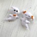 Easy PDF pattern Felt Ghost ornament