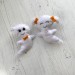 Easy PDF pattern Felt Ghost ornament
