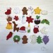 Felt Christmas Tree Advent Calendar PDF Pattern + ornaments