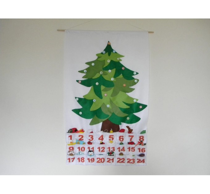 Felt Christmas Tree Advent Calendar PDF Pattern