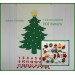Felt Christmas Tree Advent Calendar PDF Pattern + ornaments