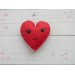 Felt Heart Ornament Pattern: Kawaii Valentine's Garland (PDF Pattern)