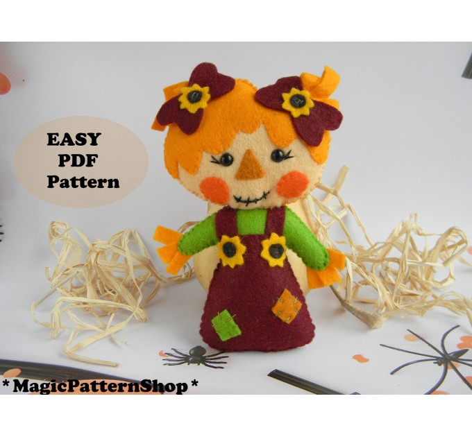 PDF Pattern Harvest Scarecrow Raggedy Doll