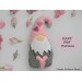 Valentine Gnome Felt Pattern: Heart Ornament Sewing (PDF Pattern)