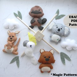  Australia animals PDF pattern